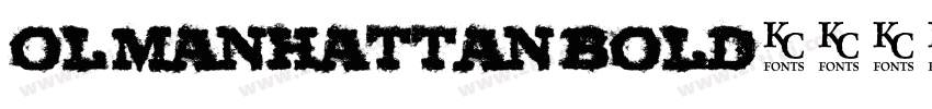 OL Manhattan Bold字体转换